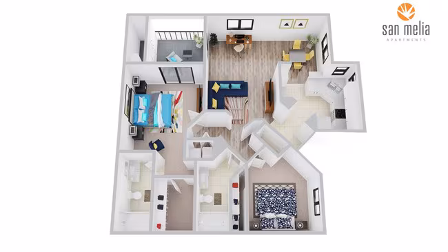 Unit 1225 1243 floor plan